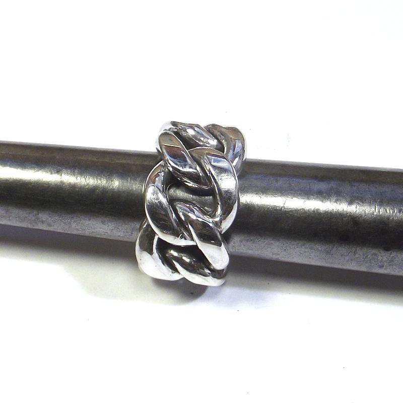 ANELLO CATENA gourmette|groumette argento uomo/donna