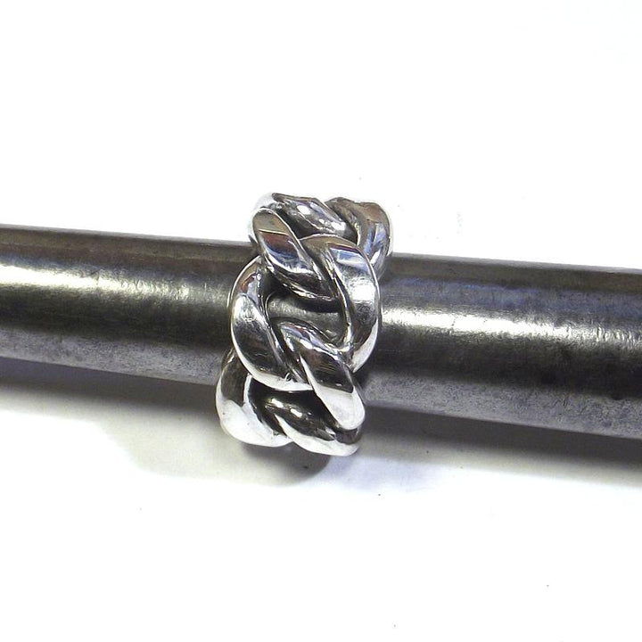ANELLO CATENA gourmette|groumette argento uomo/donna
