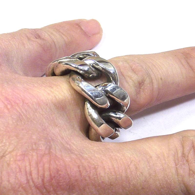 ANELLO CATENA gourmette|groumette argento uomo/donna