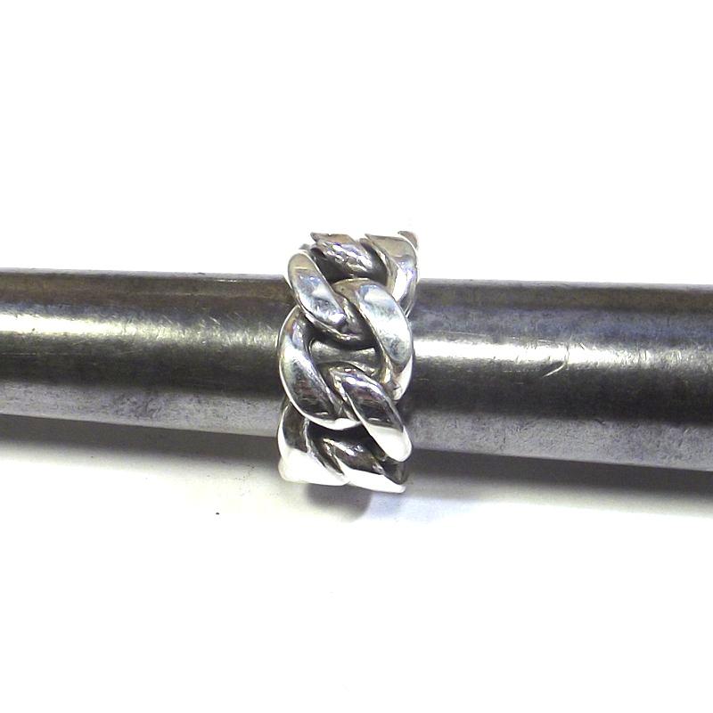 ANELLO CATENA gourmette|groumette argento uomo/donna