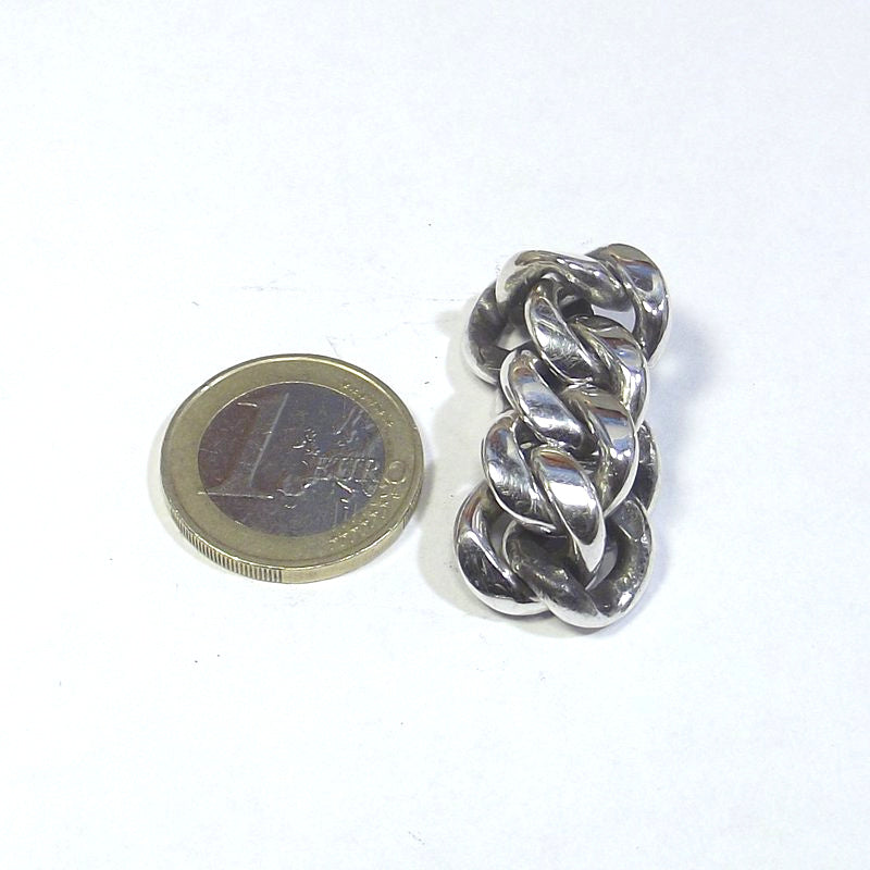 ANELLO CATENA groumette argento uomo/donna