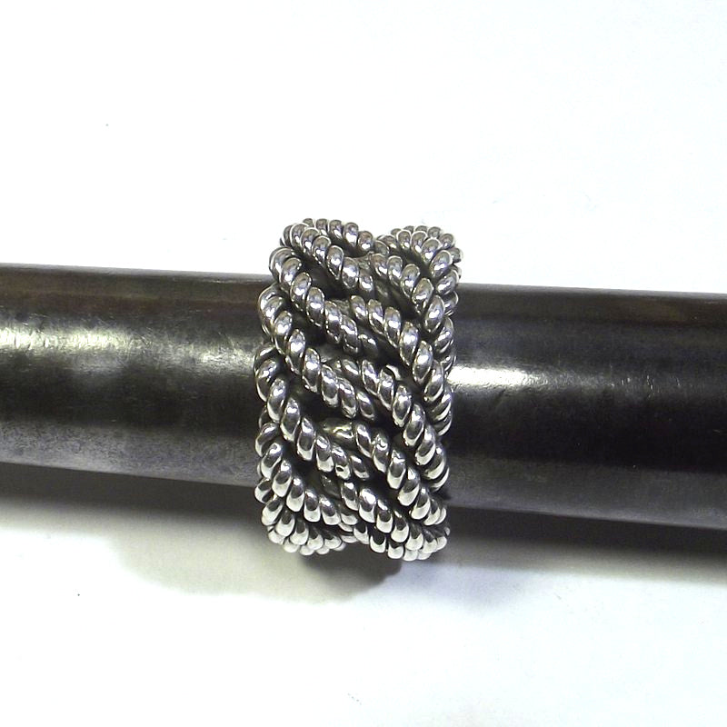 Gourmet CHAIN RING | men's/women's silver groumette size 26