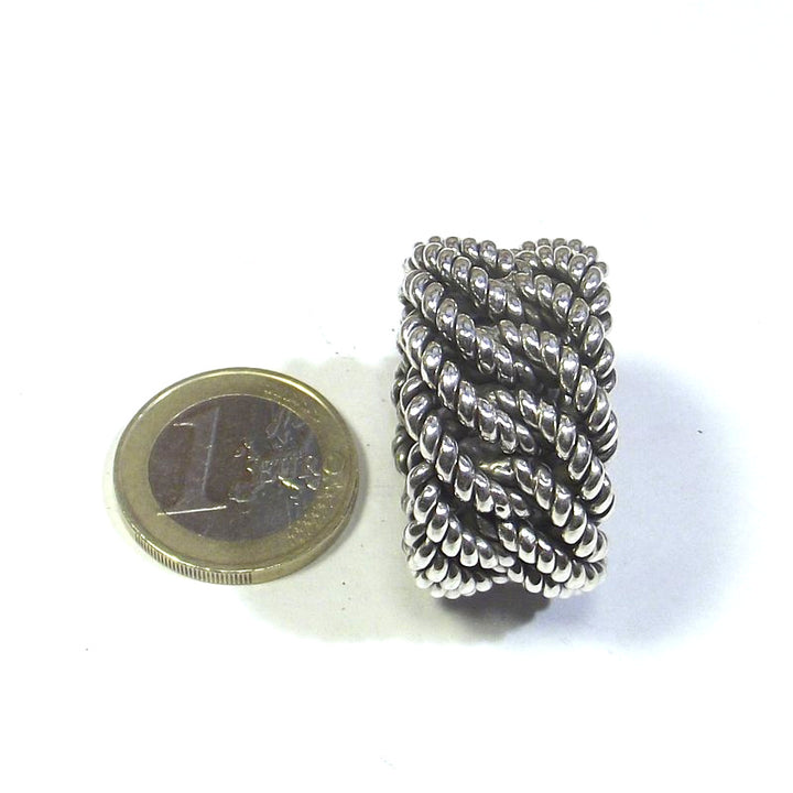Gourmet CHAIN RING | men's/women's silver groumette size 26