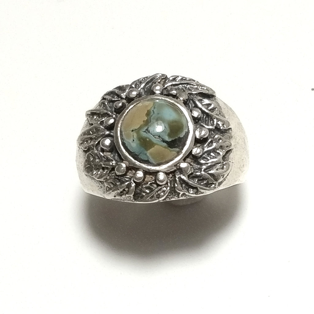 ANELLO ETNICO in argento 925 ANELLO artigianale Turchese | GIOIELLI IN ARGENTO