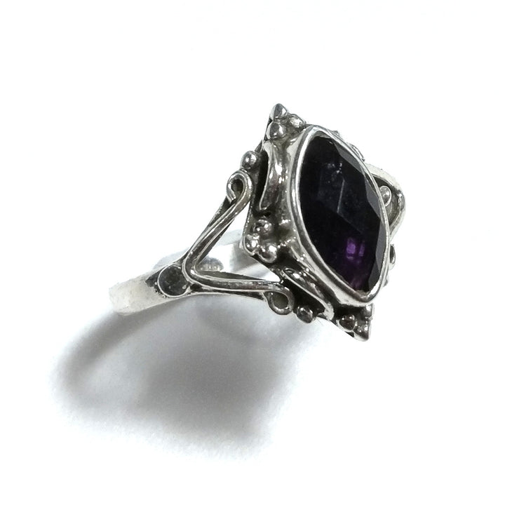 ETHNIC RING in 925 silver with Lapis Lazuli
