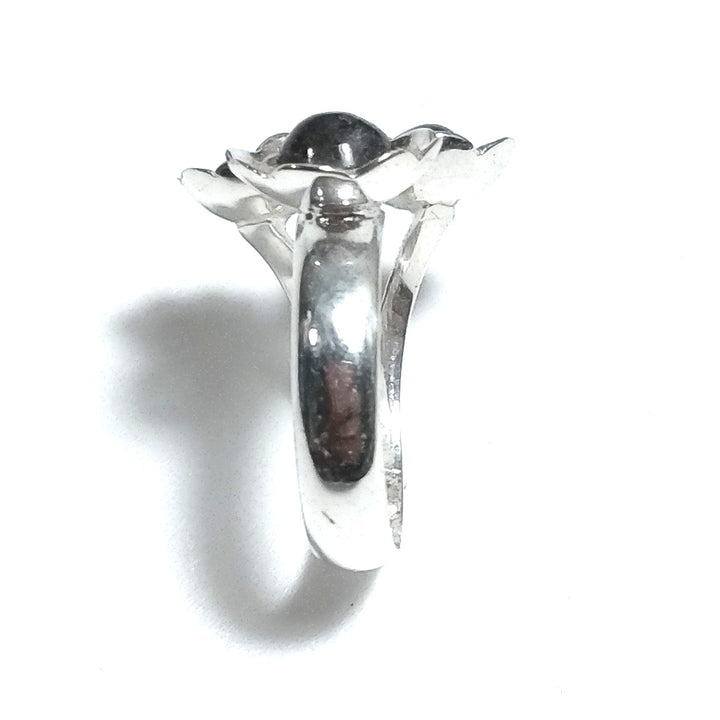 Anello con pietra in argento 925 con Labradorite | FIORE
