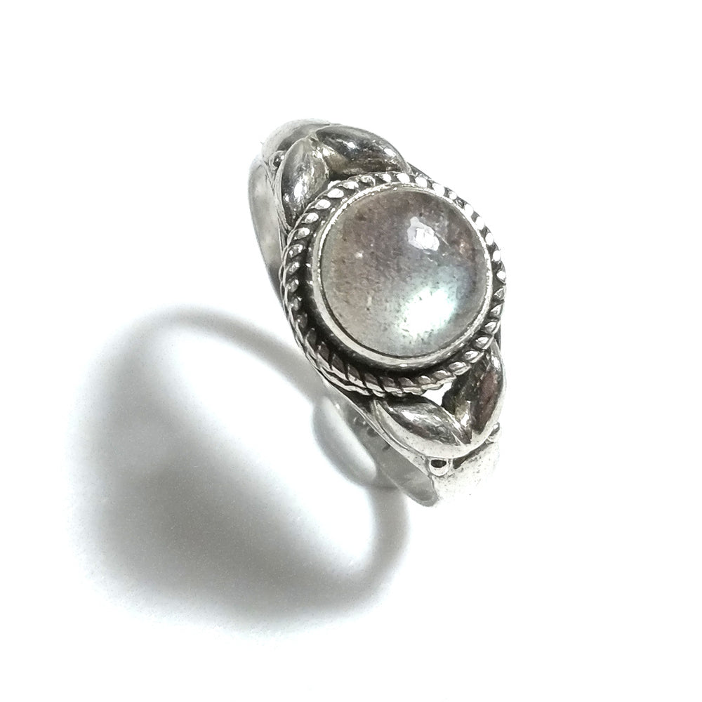 Anello con pietra in argento 925 con Labradorite | GIOIELLI ETNICI