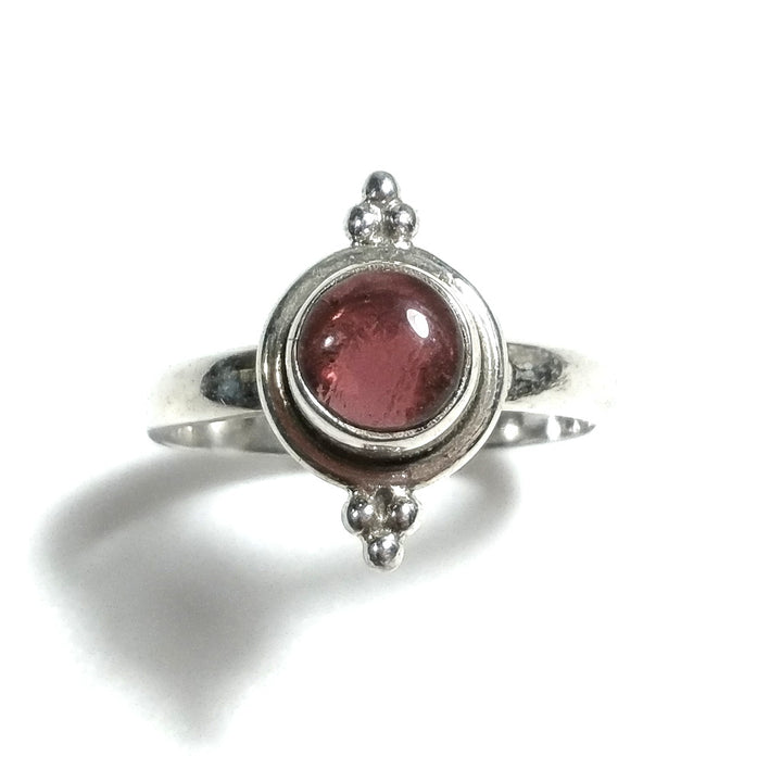 JENYA ring with 925 silver stone with blue topaz