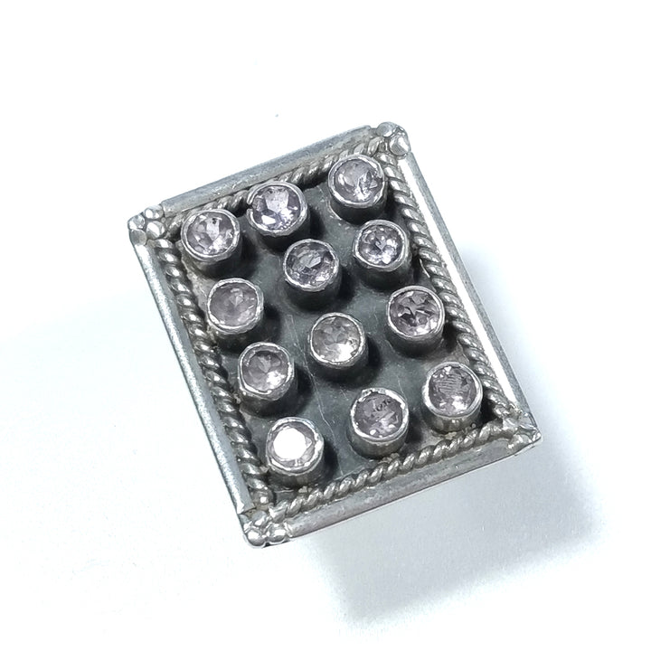 ANELLO ETNICO in argento 925 Anello con pietra Ametista | GIOIELLI ETNICI