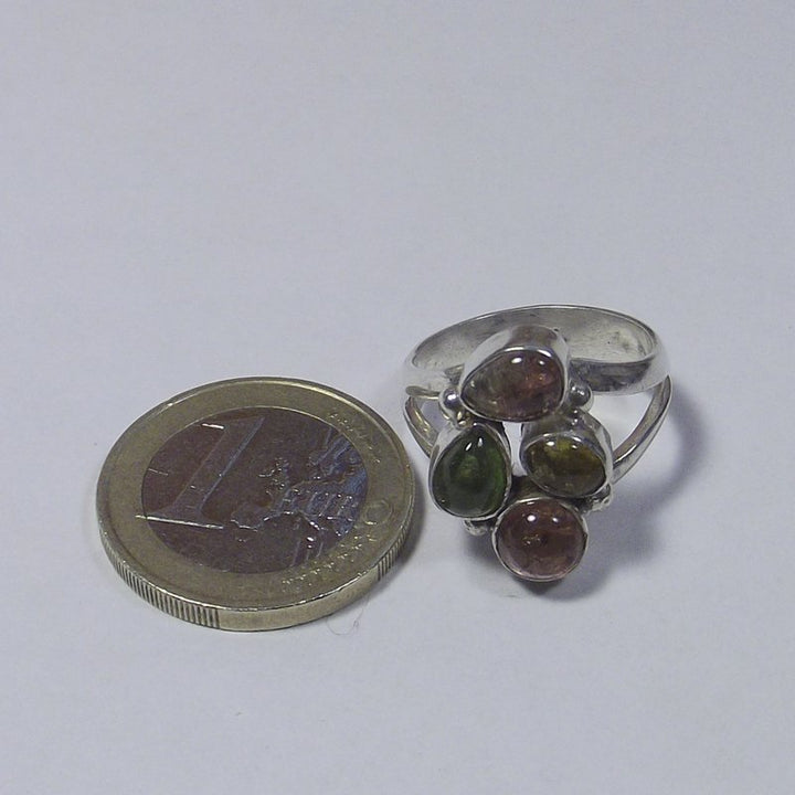 ANELLO Tormalina e argento