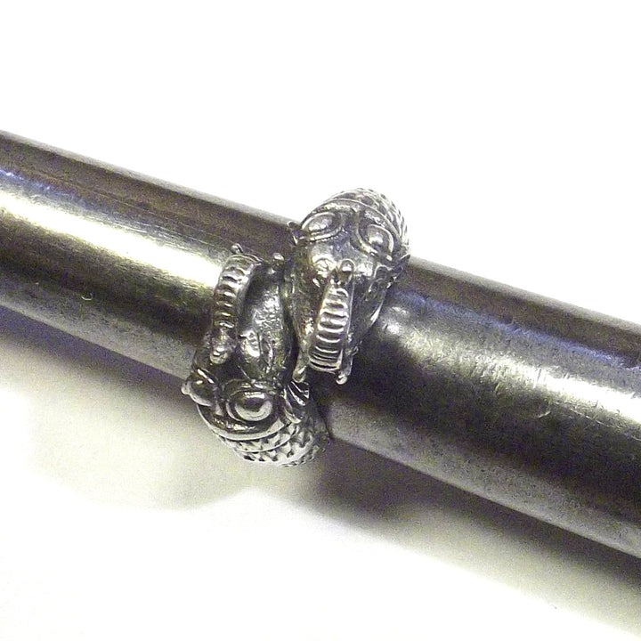 Anello in argento 925 testa di ELEFANTE - contrariè