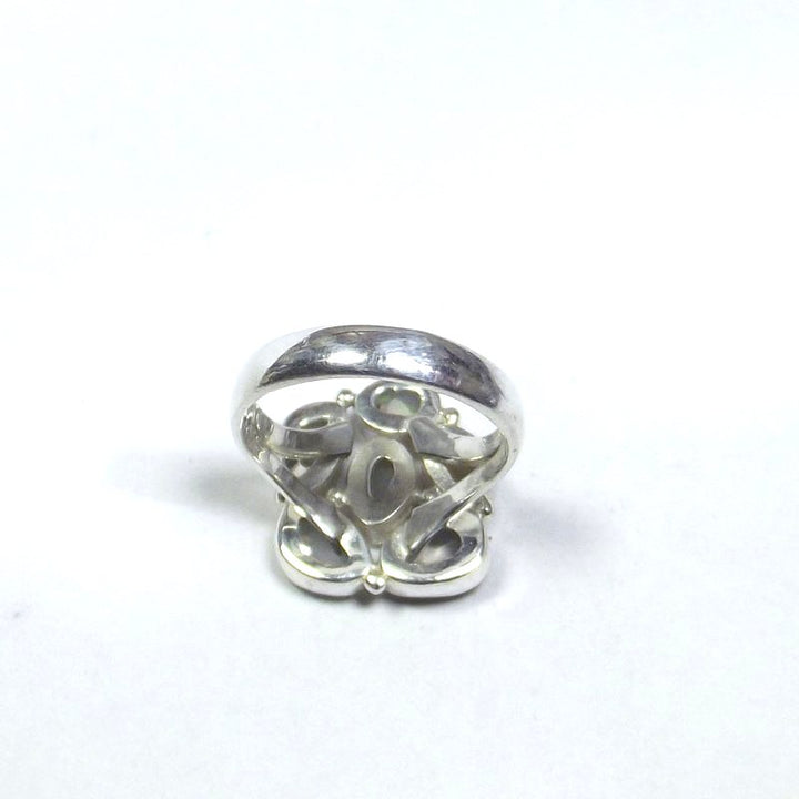 ANELLO argento con Opale ethiope 17 - 19