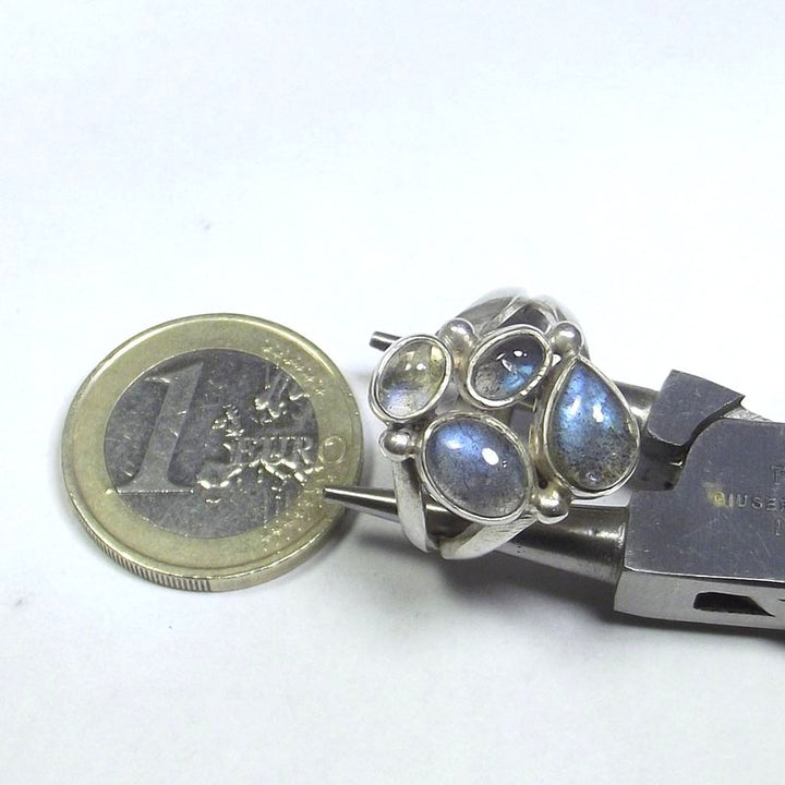 ANELLO argento con Labradorite cabouchon - RIMO