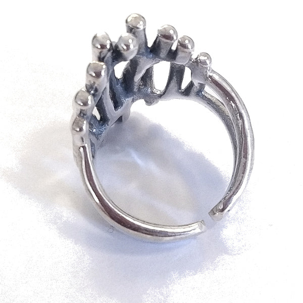 ANELLO etnico ANIKA in argento 925 ANELLO artigianale | ANELLO ARGENTO
