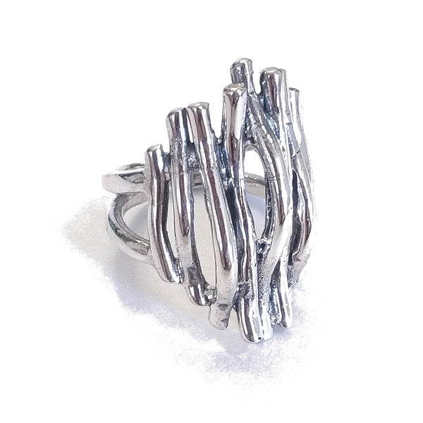 ANELLO etnico ANIKA in argento 925 ANELLO artigianale | ANELLO ARGENTO