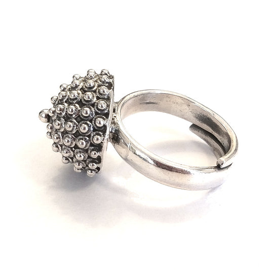 ANELLO etnico BIMALA in argento 925 ANELLO artigianale | ANELLO ARGENTO