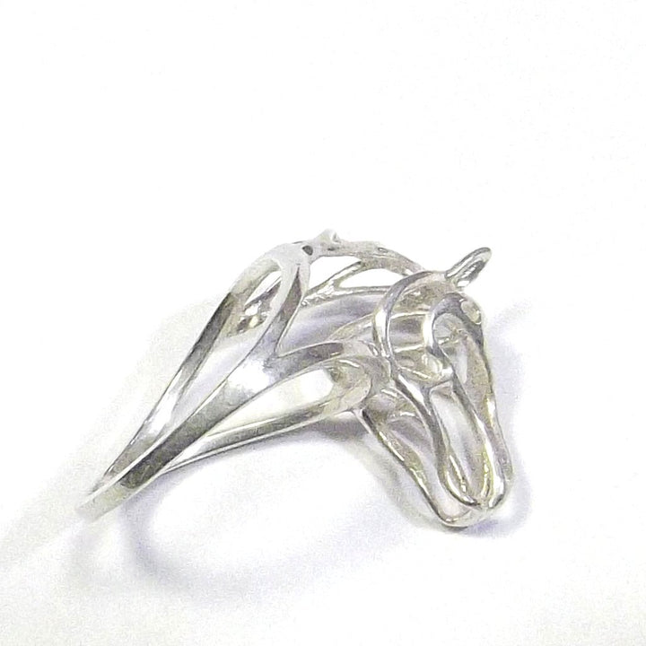 Anello in argento 925 testa di cavallo - CHEVAL