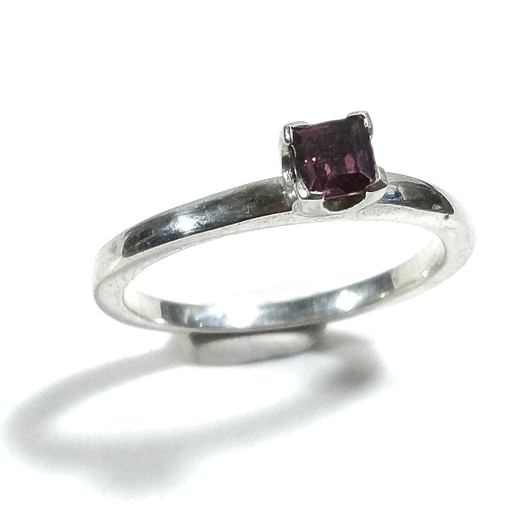 ANELLO artigianale in argento 925 Anello con granato | GIOIELLI IN ARGENTO