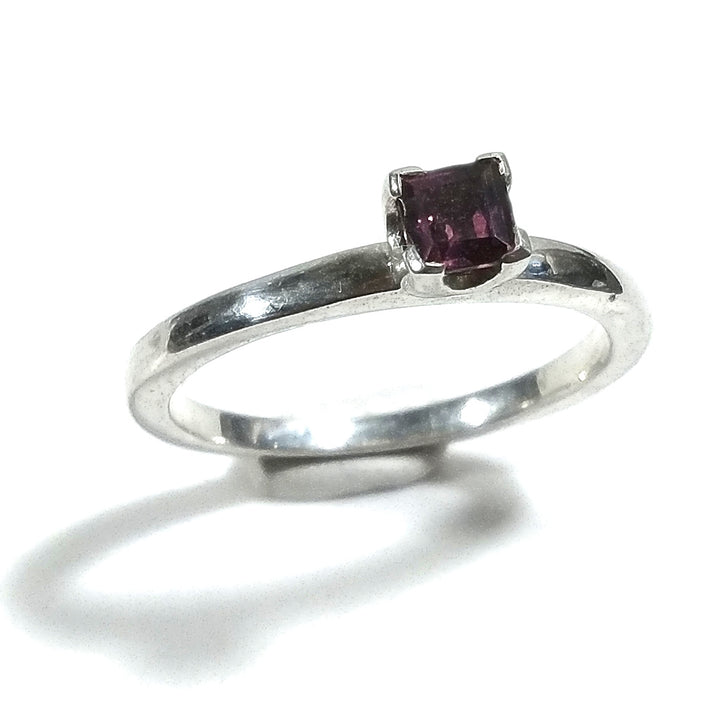 ANELLO artigianale in argento 925 Anello con granato | GIOIELLI IN ARGENTO