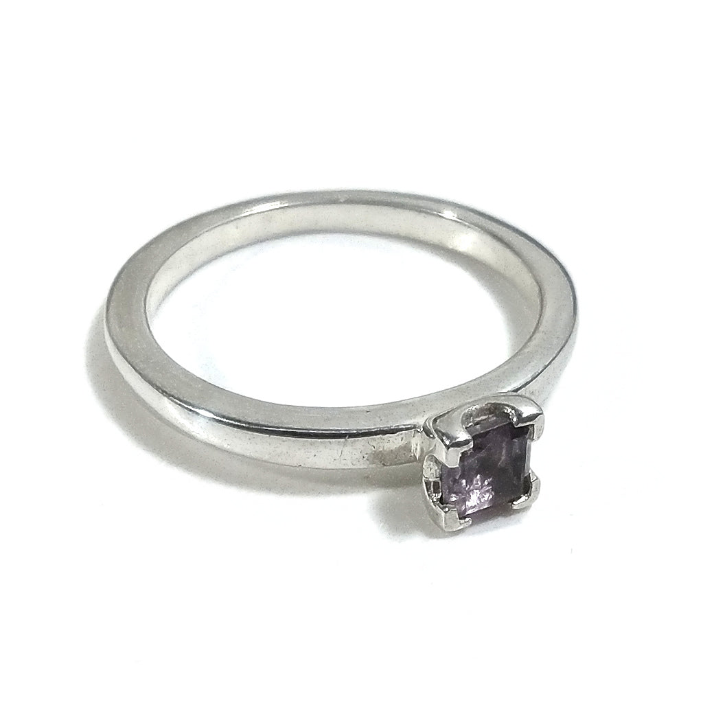 ANELLO artigianale in argento 925 Anello con ametista | GIOIELLI IN ARGENTO