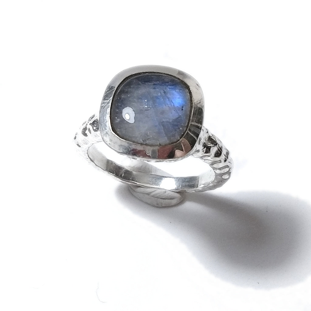 Anello con pietra in argento 925 - ANGEL