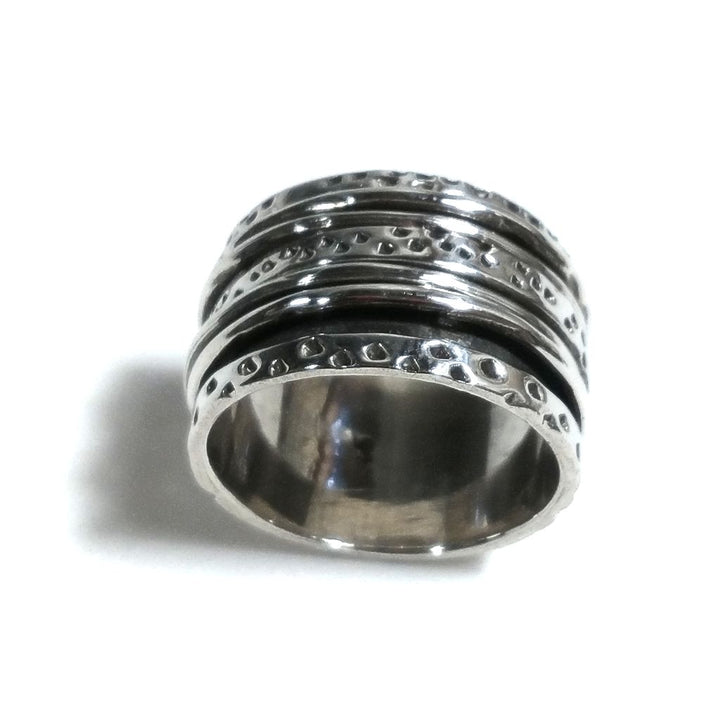 Anello fascia in argento 925 ANELLO artigianale antistress | GIOIELLI IN ARGENTO
