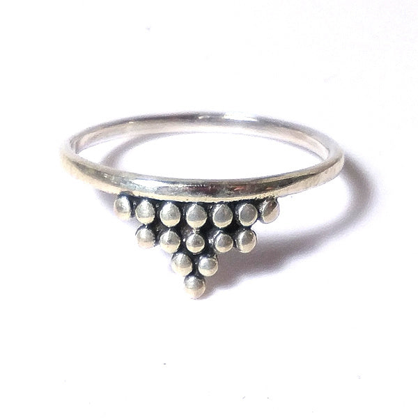 ANELLO CHANDA in argento 925 ANELLO artigianale | GIOIELLI ARGENTO | BOHO
