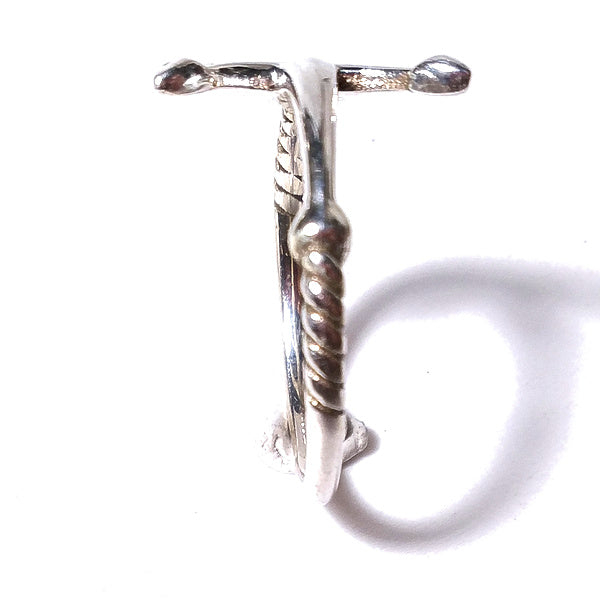 ANELLO ANCORA in argento 925 ANELLO artigianale | GIOIELLI ARGENTO