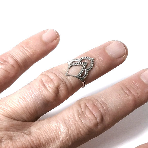 ANELLO AARUSHI in argento 925 ANELLO artigianale | GIOIELLI ARGENTO | BOHO