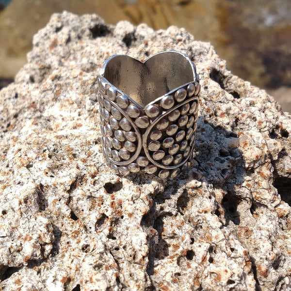 ANELLO etnico ESHA in argento 925 ANELLO artigianale | ANELLO ARGENTO