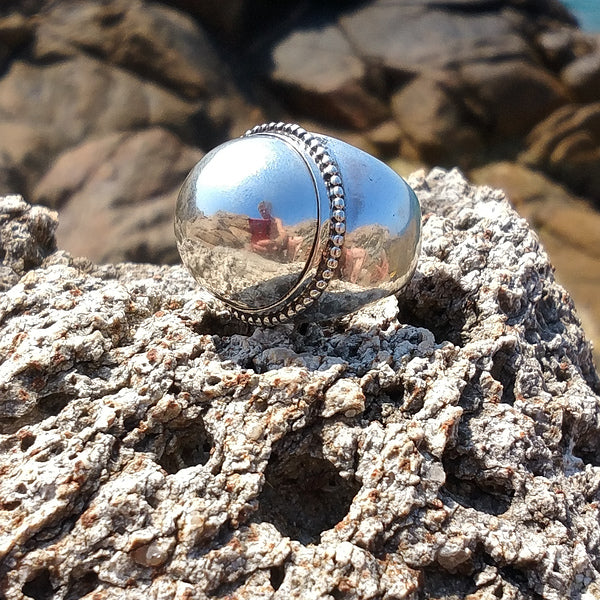 ANELLO etnico LADLI in argento 925 ANELLO artigianale | ANELLO ARGENTO