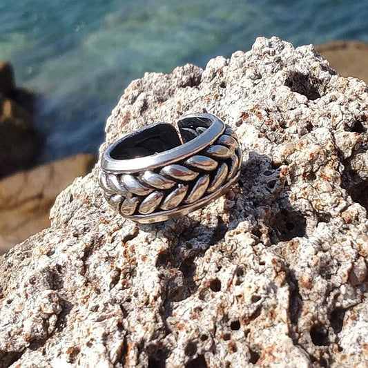 ANELLO ETNICO in argento 925 artigianale - AMOLI