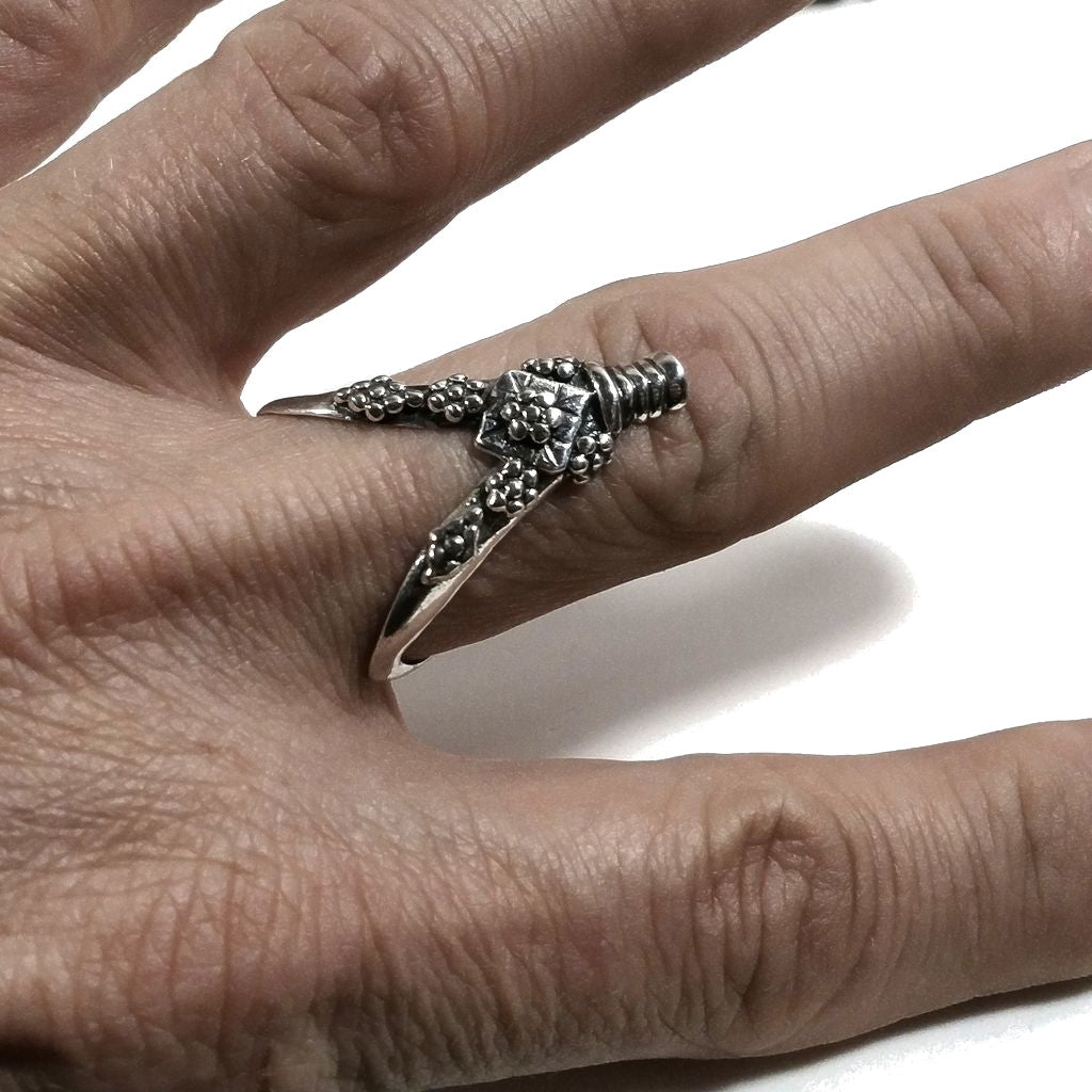 ANELLO etnico in argento 925 | Gioielli etnici | Fede indiana