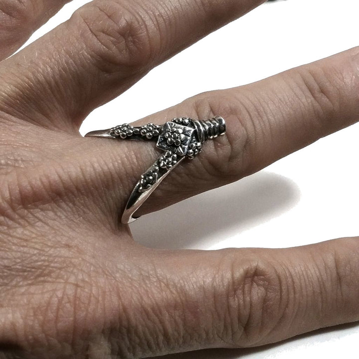 ANELLO etnico in argento 925 | Gioielli etnici | Fede indiana