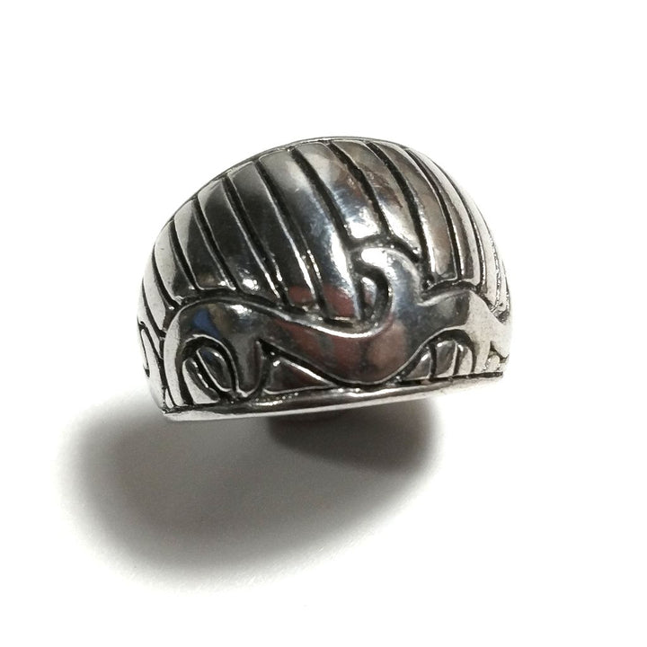 Anello fascia bombata in argento 925 Anello d'argento | GIOIELLI IN ARGENTO