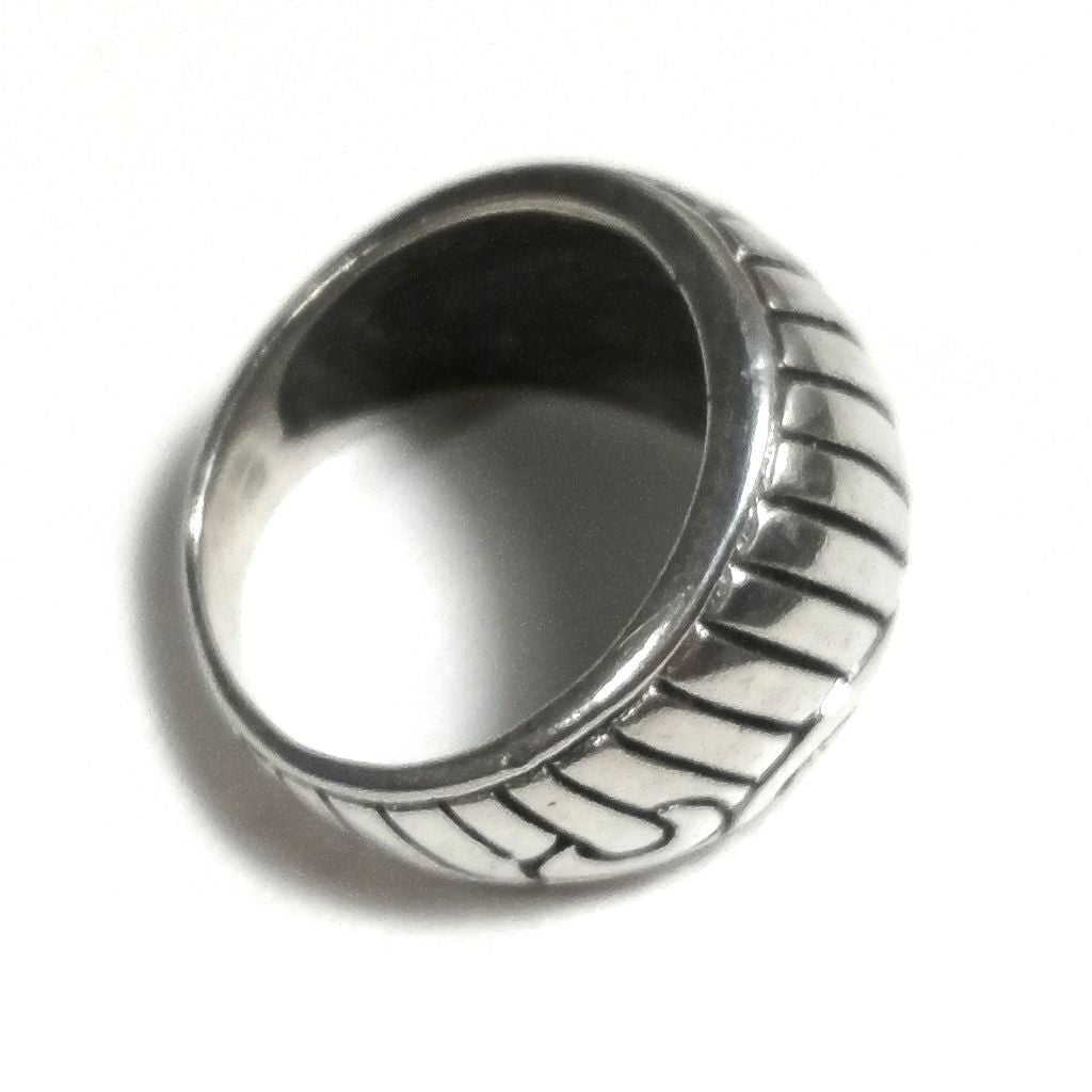 Anello fascia bombata in argento 925 Anello d'argento | GIOIELLI IN ARGENTO