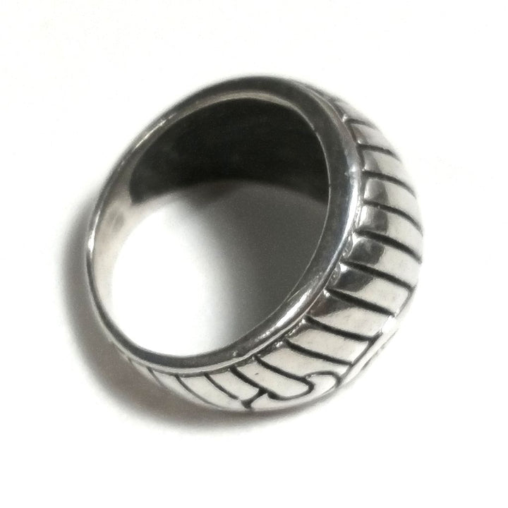 Anello fascia bombata in argento 925 Anello d'argento | GIOIELLI IN ARGENTO