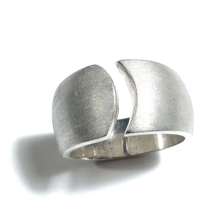 Anello fascia in argento 925 Anello d'argento | GIOIELLI ARGENTO | satinato