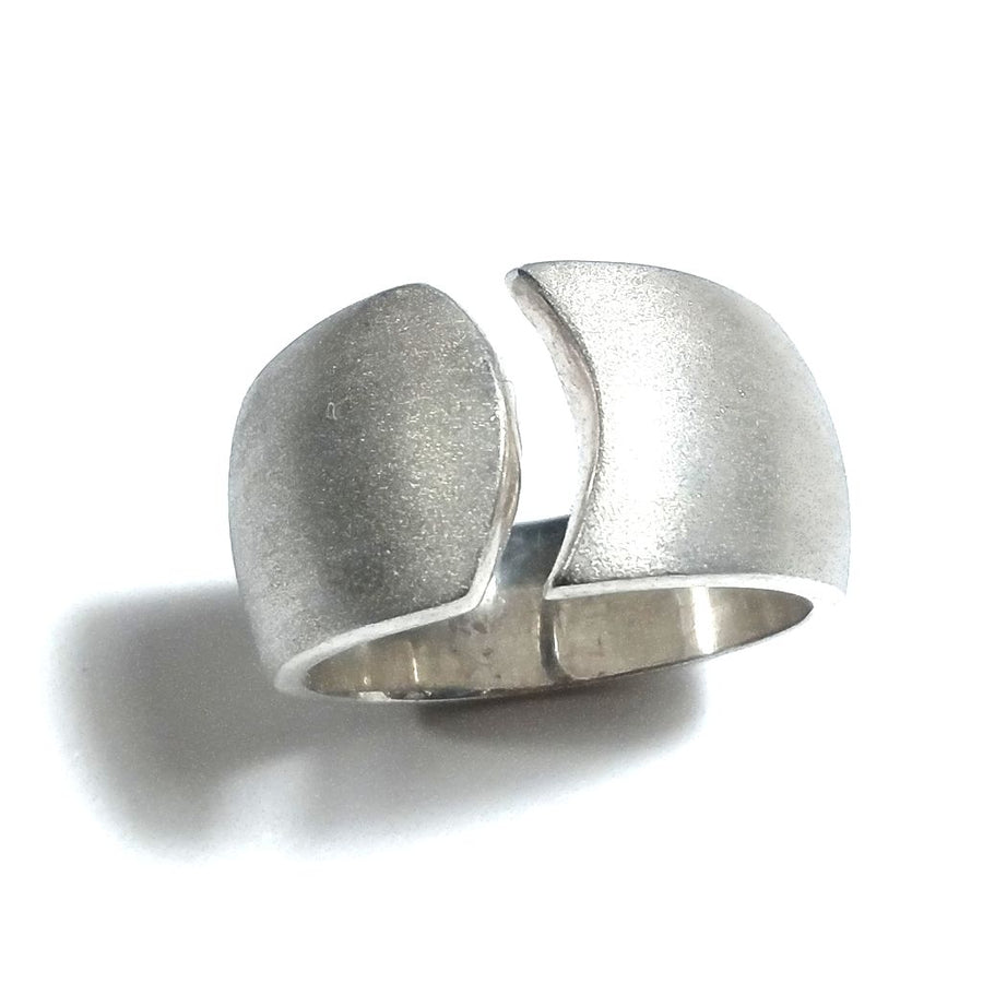 Anello fascia in argento 925 Anello d'argento | GIOIELLI ARGENTO | satinato
