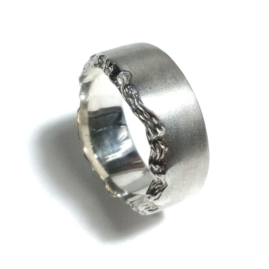 Anello fascia in argento 925 Anello d'argento | GIOIELLI ARGENTO | FASCIA satinata