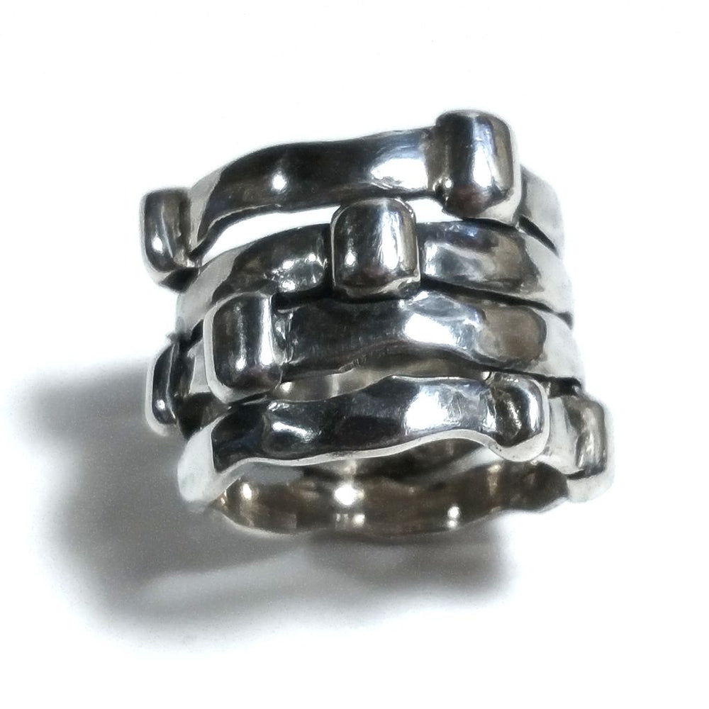 ANELLO artigianale in argento 925 Anello fascia | GIOIELLI IN ARGENTO