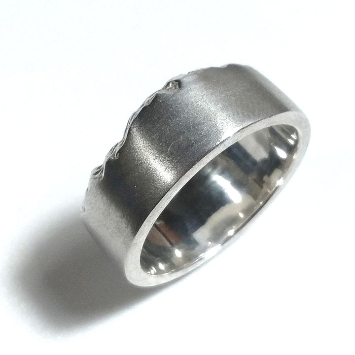Anello fascia in argento 925 Anello d'argento | GIOIELLI ARGENTO | FASCIA satinata