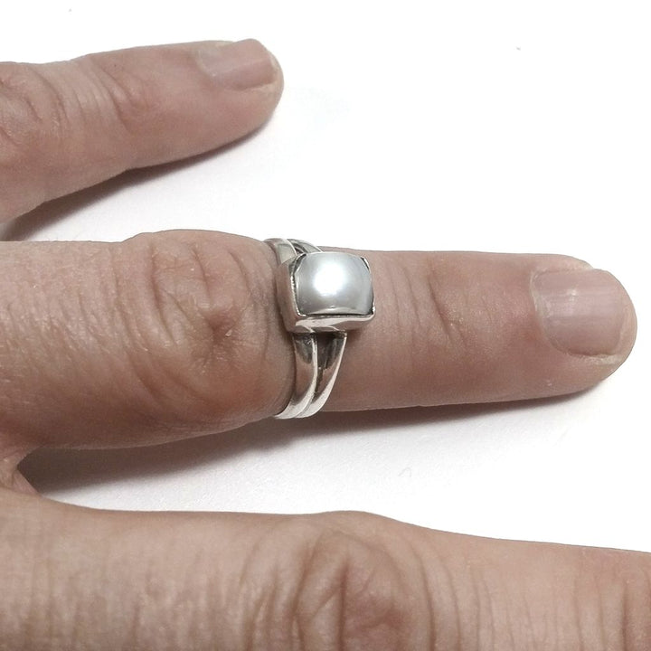 Anello con pietra in argento 925 con Perla | GIOIELLI ETNICI