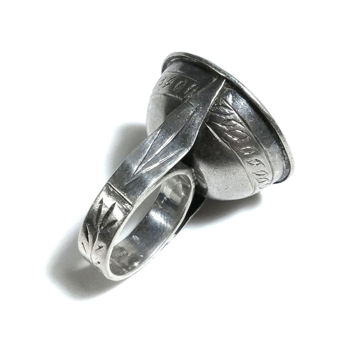 ANELLO ETNICO in argento 925 Anello SIGILLO | GIOIELLI ETNICI