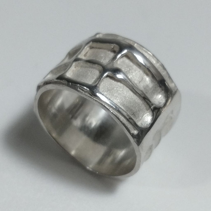 Anello fascia in argento 925 Anello d'argento - NEMO