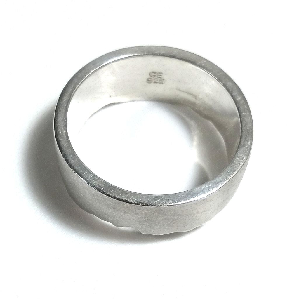 Anello fascia in argento 925 Anello d'argento | GIOIELLI ARGENTO | FASCIA satinata