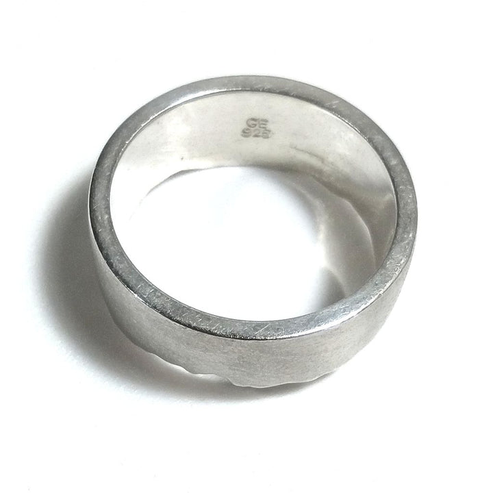 Anello fascia in argento 925 Anello d'argento | GIOIELLI ARGENTO | FASCIA satinata