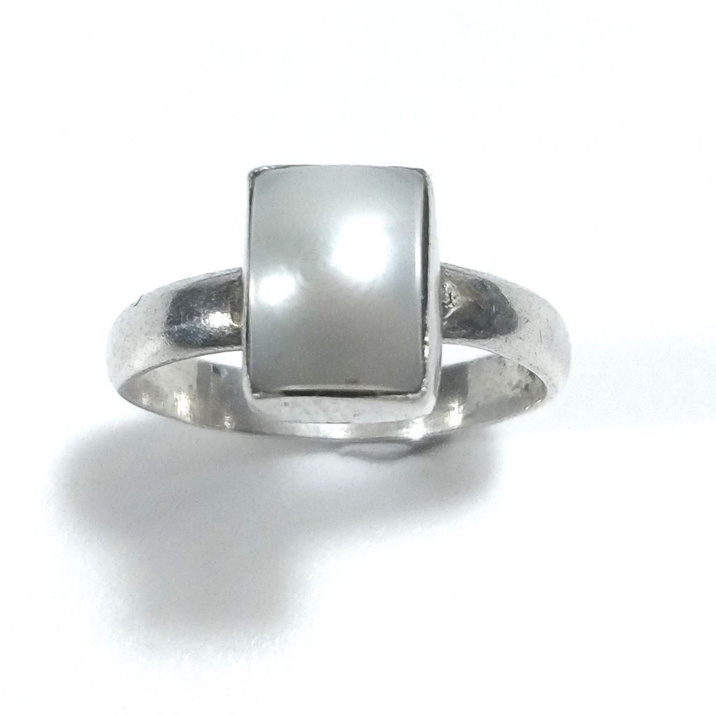 Anello con pietra in argento 925 con Perla | GIOIELLI ETNICI