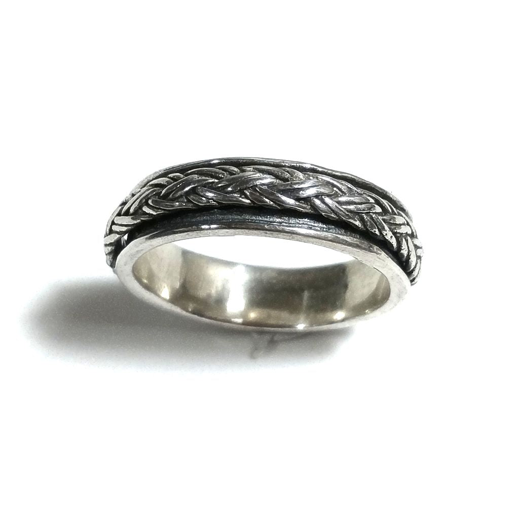 Anello fascia in argento 925 ANELLO artigianale | Anello ARGENTO | ANTISTRESS