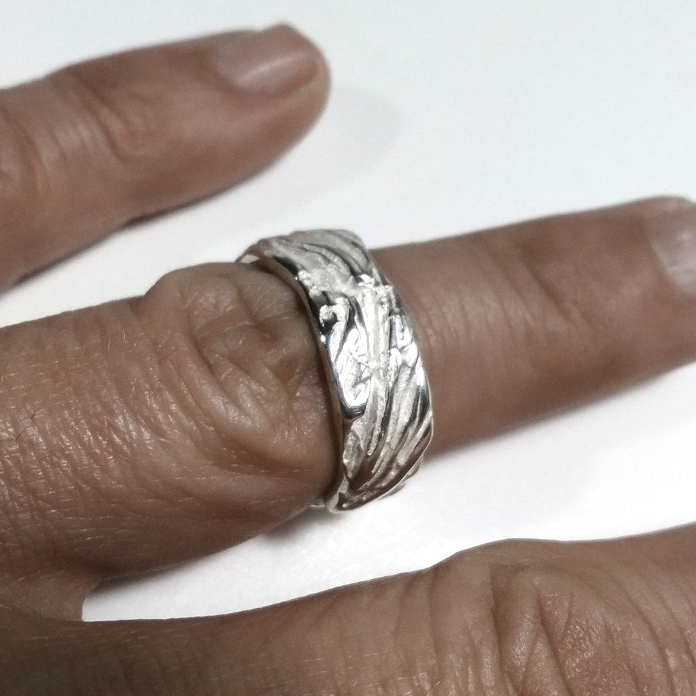 Anello fascia in argento 925 Anello d'argento | GIOIELLI ARGENTO | FASCIA satinata